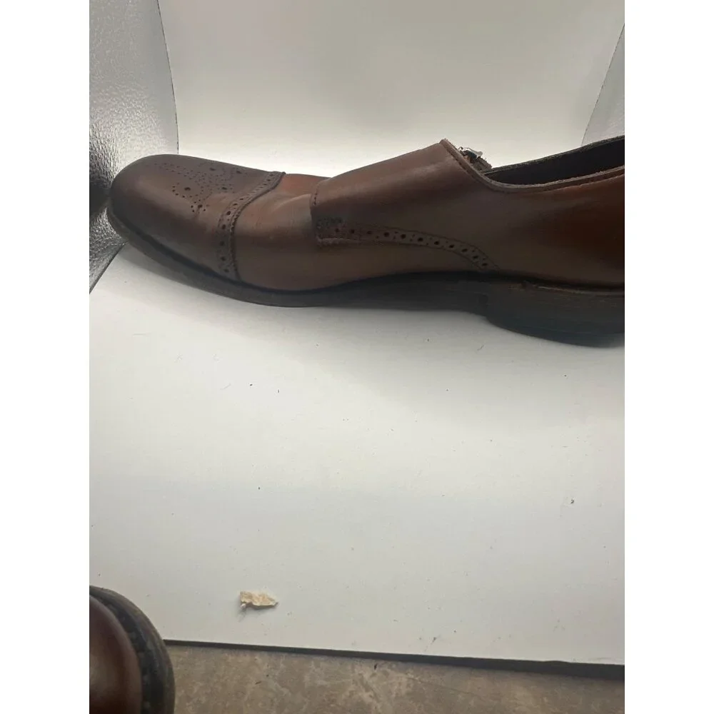 Custom St Johns Monk Strap Leather Dress Shoes Handcrafted Premium Imported Brog - Picture 8 of 9